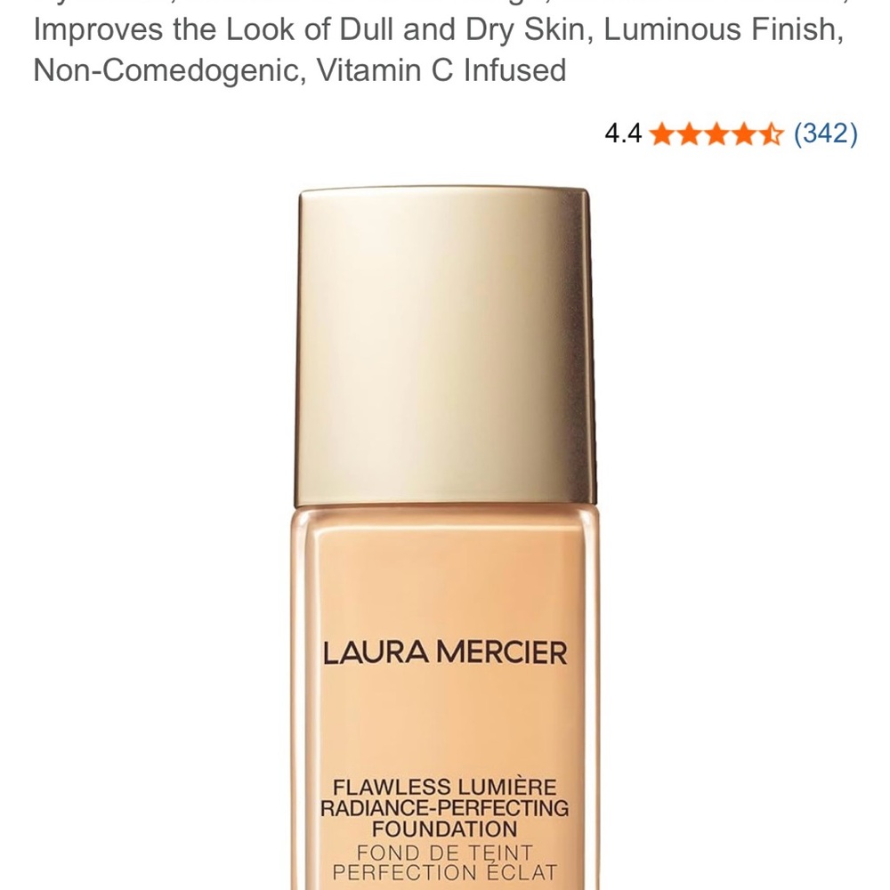Laura Mercier Flawless Lumière Foundation - 1C2 Chiffon